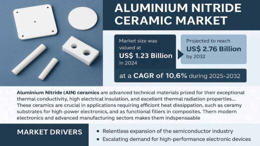 Aluminium Nitride Ceramic Market Growth Analysis: Reaching US$ 2.76 Billion by 2032 at 10.6% CAGR