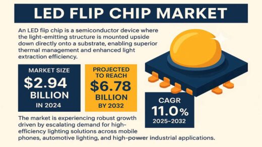 Global LED Flip Chip Market Forecast: 11.0% CAGR to Hit US$ 6.78 Billion by 2032