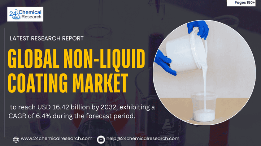 Global Non-Liquid Coating Market to Reach USD 19.8 Billion by 2030, Driven by Sustainability and Performance Demands