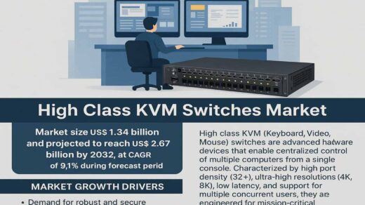 High Class KVM Switches Market Growth Analysis: Reaching US$ 2.67 Billion by 2032 at 9.1% CAGR