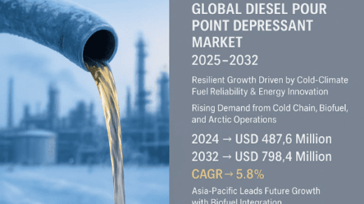 Global Diesel Pour Point Depressant Market to Reach USD 798 Million by 2032, Driven by Cold Climate Logistics and Biofuel Trends