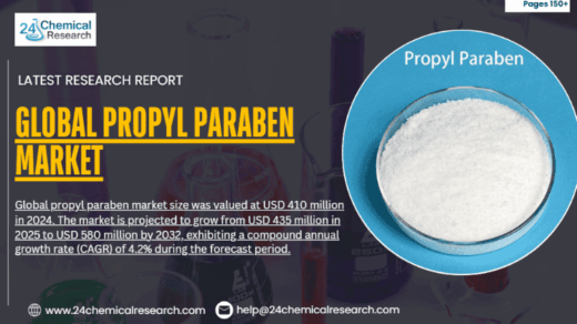 Global Propyl Paraben Market to Reach USD 580 Million by 2032, Exhibiting a CAGR of 4.2% During the Forecast Period