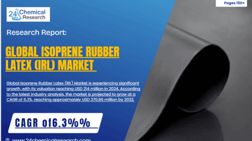 Global Isoprene Rubber Latex (IRL) Market to Reach USD 370.86 Million by 2032, Exhibiting a CAGR of 6.3%