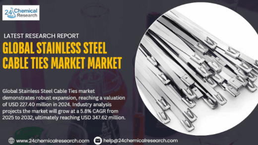 Global Stainless Steel Cable Ties Market Valued at USD 227.40 Million in 2024, Projected to Reach USD 347.62 Million by 2032