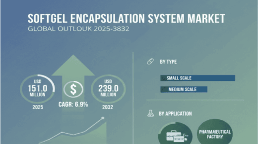 Global Softgel Encapsulation System Market Forecast: USD 239.0 Million by 2032 with 6.9% CAGR Growth